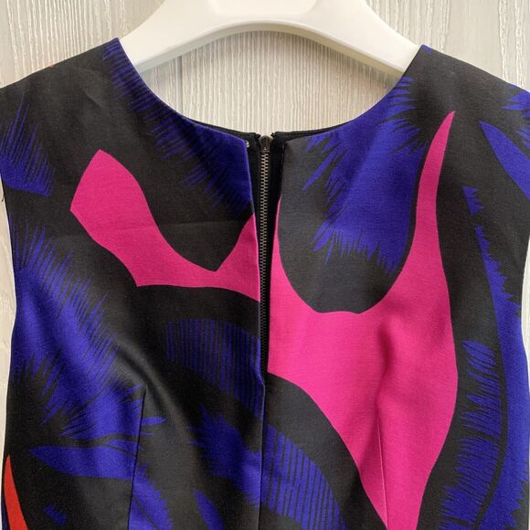 Diane Von Furstenberg Blue and Pink Mini Dress - Picture 3 of 7